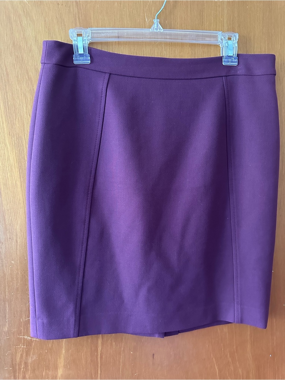 Halogen Nordstrom Plum Purple Tailored Seam Pencil Skirt 10P